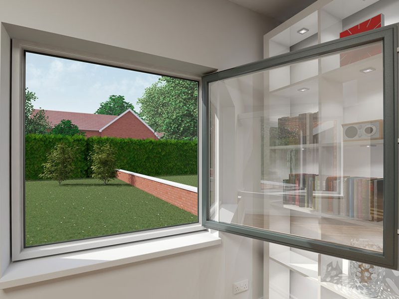 uPVC tilt and turn windows for a Wiltshire home.