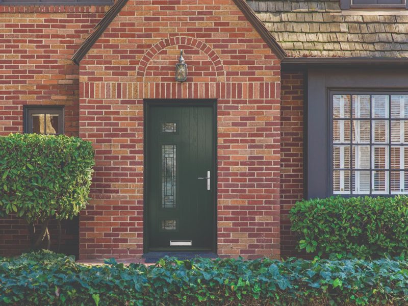 A dark green composite for a home in Swindon.