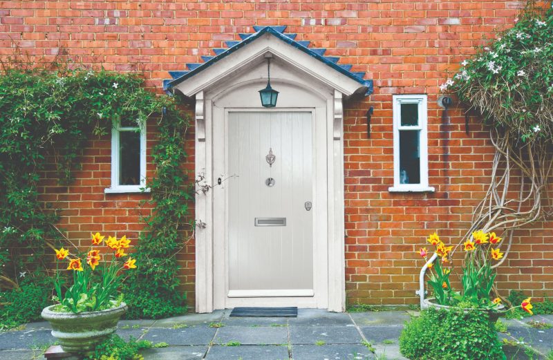 A Galactic composite front door.