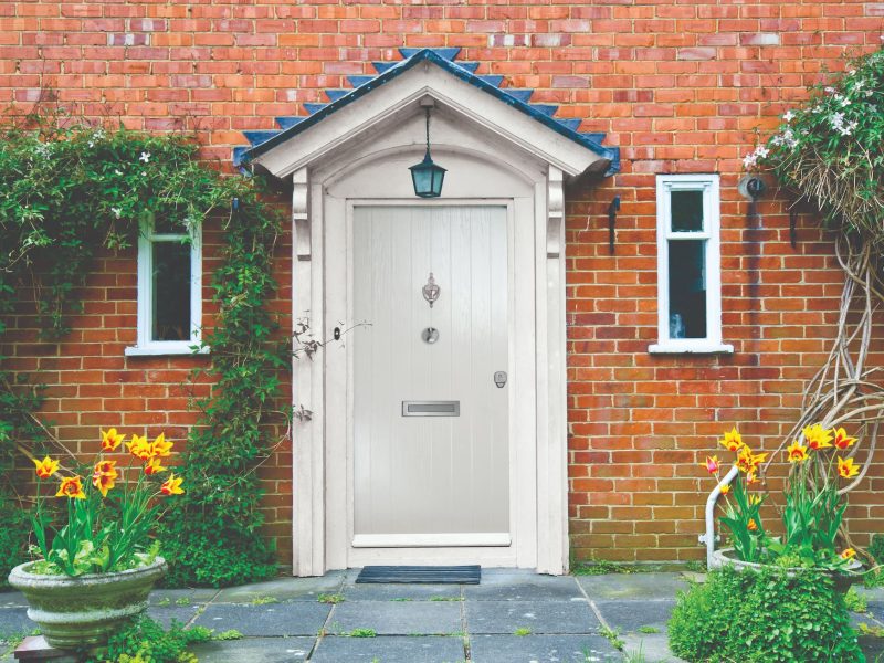 A Galactic composite front door.